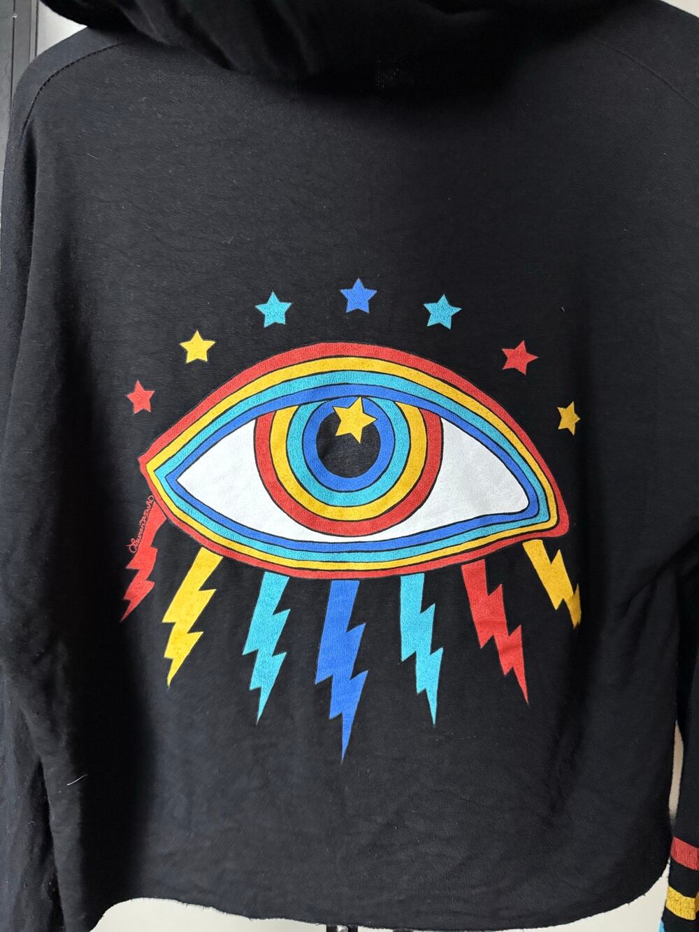 Lauren Moshi Evil Eye Full Zip Hoodie and Sweat Set Size Small